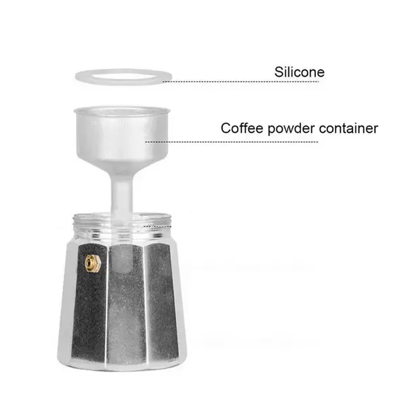 1 Set Coffee Gasket Seal for Coffee Espresso Moka Stove Pot Top Silicone Rubber Seal Espresso Makers Coffee Parts