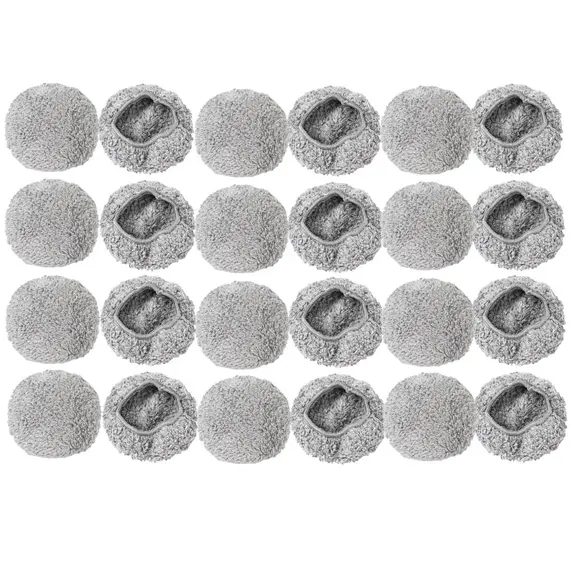 Window Clean Mop Pads for Hobot 188 168 198 388 High Quality Sweeping Robot, Universal Round Mops Cloth Vacuum Cleaner Parts