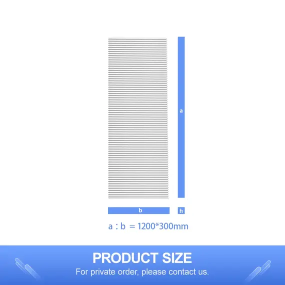 DIY Generic 300*1200mm Hepa Filter Paper with Folds 20mm Screen Homemade Car Air Purifier Air Conditioning Dust Net Cotton Pm2.5