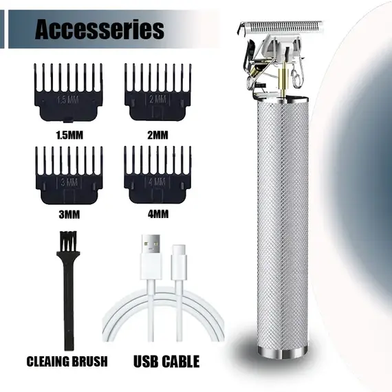 2025 Vintage T9 Hair Clipper /Accessories | USB Fast Charge LCD Shaver | 0mm Bald Cutting Machine Barber for Men Home Haircut