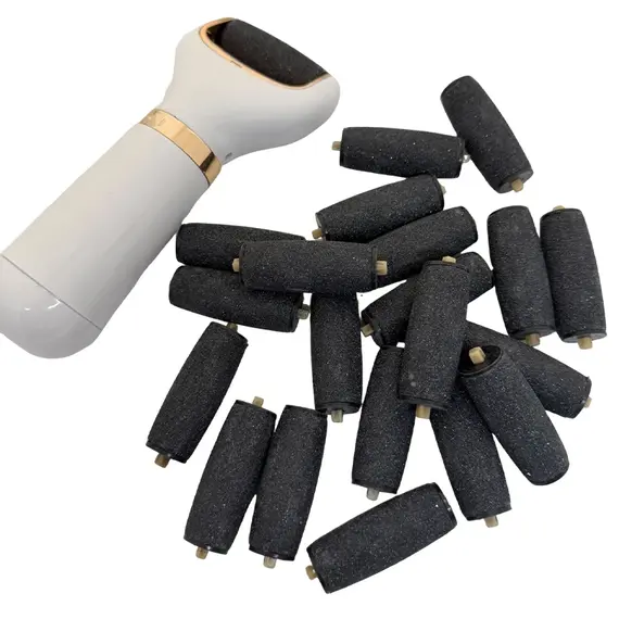 10 Pcs Foot Care Tool Heads Pedi Hard Skin Remover Refills Replacement Rollers For Scholls File