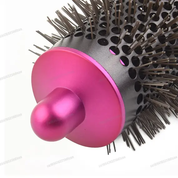 20/38/55MM Round Brush Attachment Compatible with Dyson Airwrap HS01/05/08 Nickel Big Round Brush Volumizer For Dyson Hair Dryer