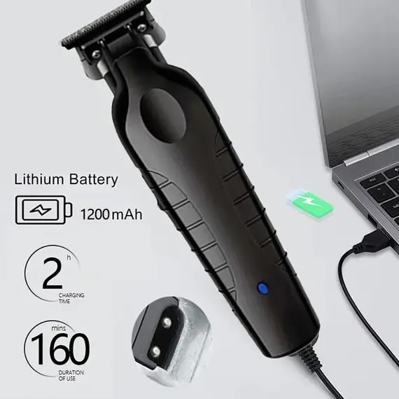 Kemei  KM-2299 KM-2024  Professional Barber Cordless Electric Hair Clippers USB Rechargeable Hair Trimmers Hair Cutting Machine