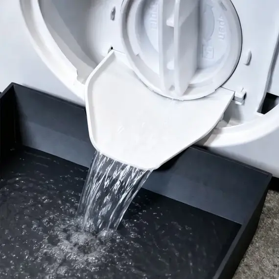 1/2 Pack Heavy Duty Washing Machine Water Drain Tray + Spare Funnel, Anti-leak Overflow Pan for Laundry Bathroom