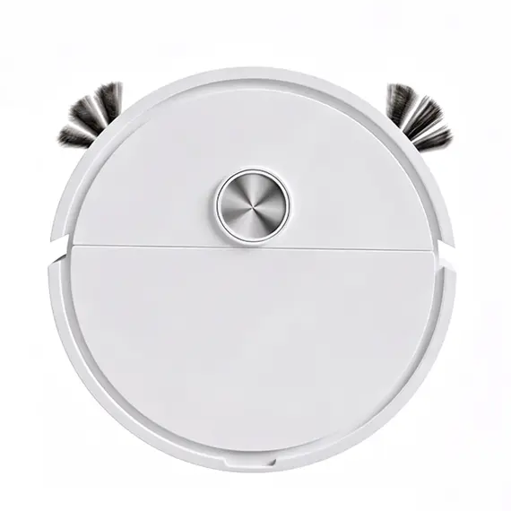 3 In 1 Compact Car Robot Vacuum Lightweight Smart Cleaning Machine Automatic Obstacle Avoidance for Pet Hair&Hard Floor&Carpet