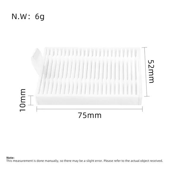 Compatible for iLife A30 Pro Accessories Main Brush Filter Dust Bag Mop Cloth Washable Replacement Parts Kit