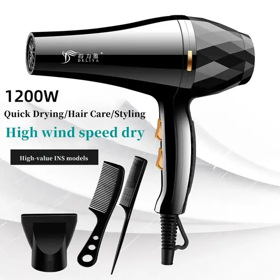 New High Wind Power Hair Dryer With Hot And Cold Constant Temperature Quick Drying Hood, Household Hair Salon Hair Dryer Tube