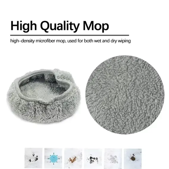Accessories Microfiber Cleaning Rag For Window Cleaner Robot 188168 Universal Round Robot Vacuum Cleaner Towel Dust Cloth