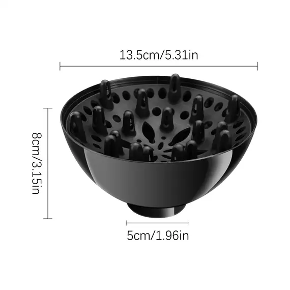 Blow Dryer Comb Attachment Universal Traditional Lightweight Nozzle Hair Dryer Comb Attachment for Salon Home Styling Dressing