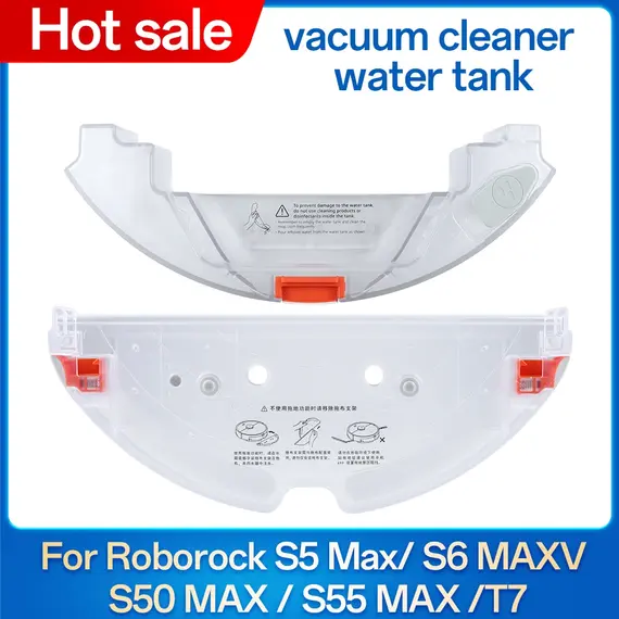For Xiaomi Roborock S5Max S55Max S6MaxV S6 Pure Electric Control Water Tank Tray Robot Vacuum Cleaner Parts Replacement