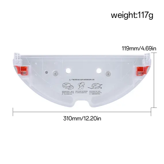 For Xiaomi Roborock S5Max S55Max S6MaxV S6 Pure Electric Control Water Tank Tray Robot Vacuum Cleaner Parts Replacement