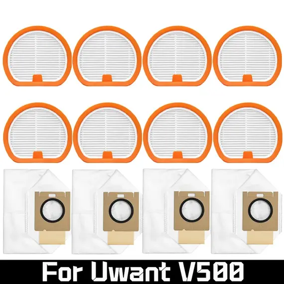 For Uwant V500 Cordless Vacuum Parts Dust Bag Filter Replacement Accessories