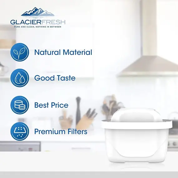 2/4/6pcs Water Filter Cartridges, Compatible with Brita® Maxtra+® Plus, Maxtra Pro® All-in-1 Water Filter, Brita® Mavea® Maxtra+
