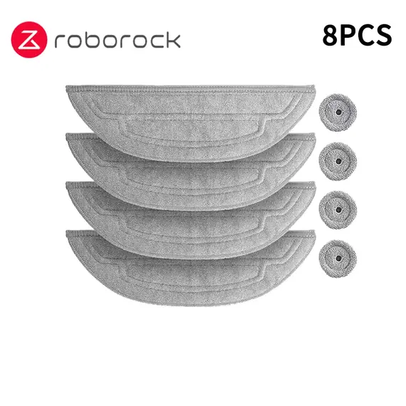 Roborock S8 MaxV Ultra Robot Vacuum Spare Parts Main Side Brushes Mop Cloths HEPA Filters Dust Bags Accessories
