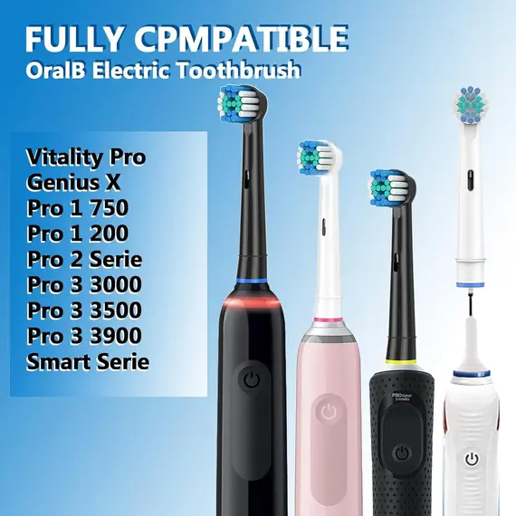 4/8/16Pcs Replacement Brush Heads For Oral B Electric Toothbrush Advance Power Vitality Precision Clean Pro Health Triumph 3D