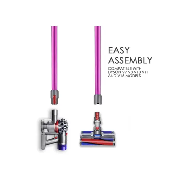 For Dyson V7 V8 V10 V11 V15 and V6 B Style Models Vacuum Cleaner Replacement Accessories Foldable Version Straight Wand
