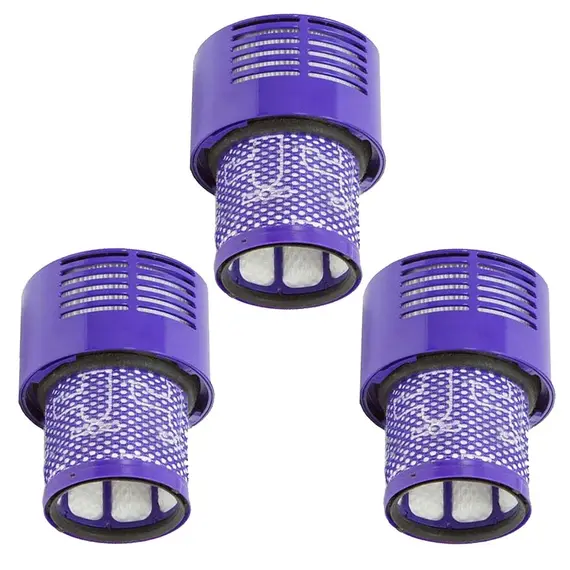 Washable Big Filter Unit For Dyson V10 Sv12 Cyclone Animal Absolute Total Clean Cordless Vacuum Cleaner, Replace Filter