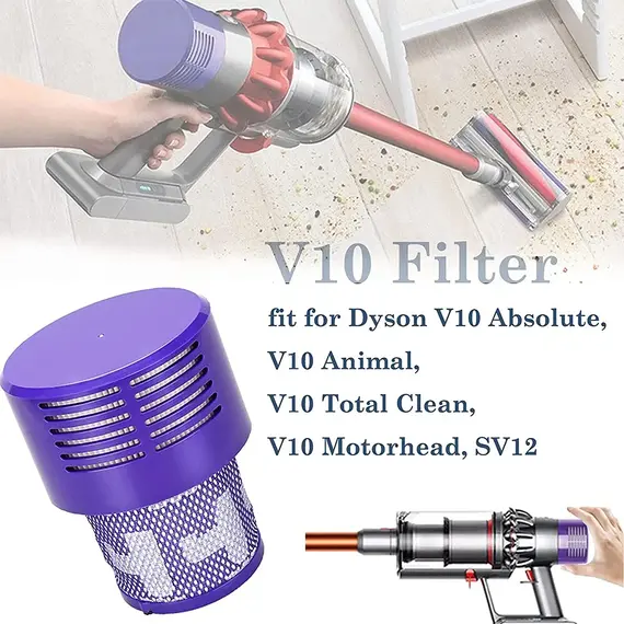 For Dyson V10 V11 V15 Vacuum Cleaner Dust Bin And Filter, Small And Large Bin For Different Style, Dust Bucket Replacement Part