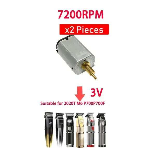 7200RPM Electric Motor for JRL 20C20T Hair Clipper Trimmer Motor Charging Dock Power Adapter Accessories M5/M6 P700/P800 Motor