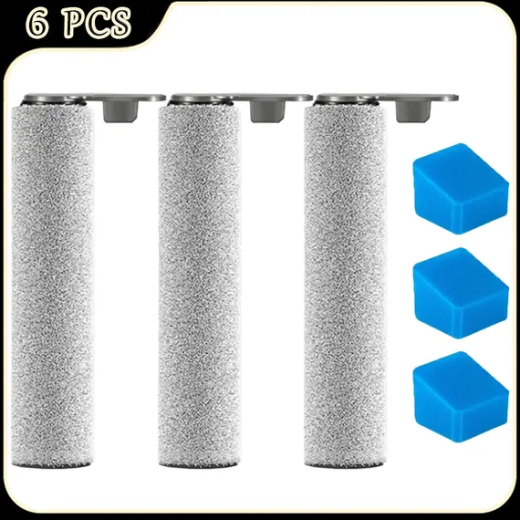 For JONR ED12 Pro Robot Vacuum Cleaner Accessories Main Roller Brush Filter Sponge Replacement Parts