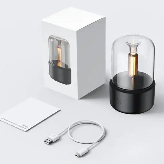KINSCOTER Mini Aromatherapy Diffuser USB Air Humidifier Essential Oil Night Light Cold Mist Maker Sprayer for Home Bedroom
