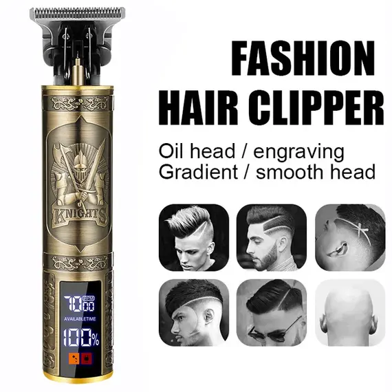 2026 T9 Professional Hair Clipper/Accessories | USB Fast Charging | Beard/Body/Hair Trimmer | Precision Electric Shaver for Men