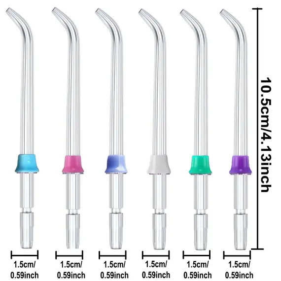 Water Flosser Replacement Tips Dental Water Jet Tip Oral Hygiene Accessories Replacement Compatible Brand Oral Irrigator Nozzles