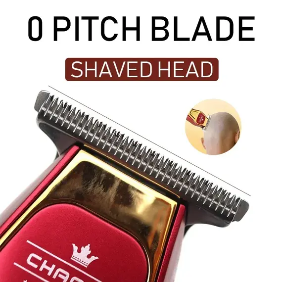 CHAOER A97 Men's Hair Clipper USB Rechargeable Cordless Mini Trimmer for 0mm Shaved Head Professional Hair Cutting Machine