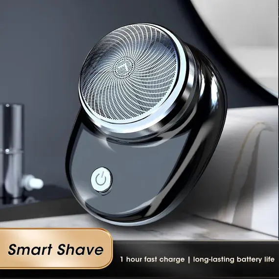 Professional Portable Mini Cordless Electric Shaver for Men Wet and Dry Beard Trimmer Razor USB Rechargeable Waterproof