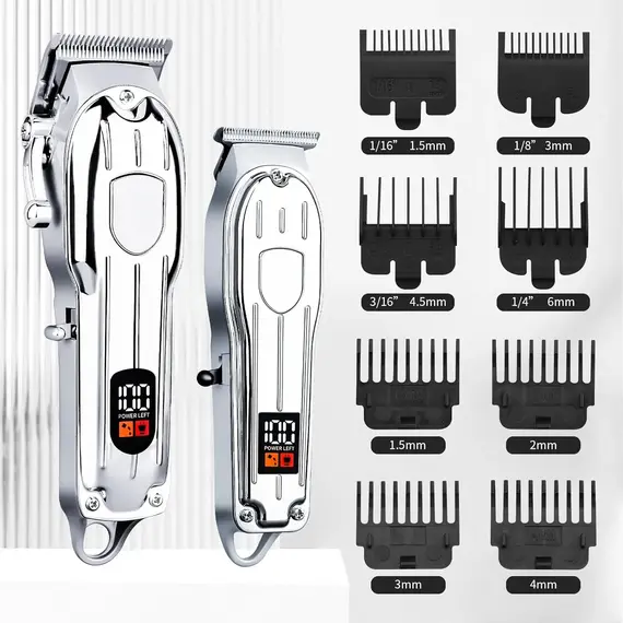 Hair Clipper Set for Men Beard Trimmer Professional Electric Hair Clipper Set Cordless Hair Trimmer for Family,Gifts for Men
