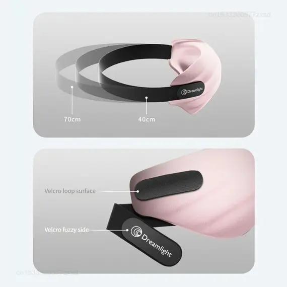 2026 Dreamlight 4S Pro Memory Foam Eye Mask Full Shading Relaxing Sleeping Block Out Light for Sleep Aid Soft Pure Silk Eye Mask
