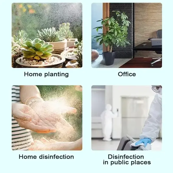 2L Rechargeable Automatic Electric Sprayer 5μm Ultra Fine Mist Watering Can For Garden Flower Irrigation Home Disinfection