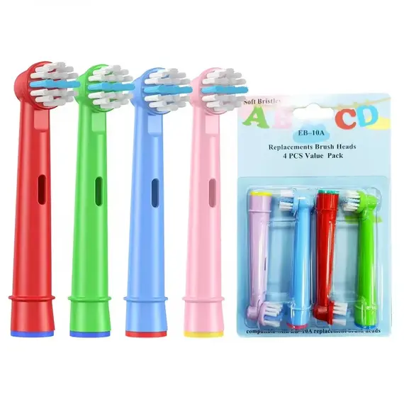 Electric Toothbrush Head Replacement Children Kids Brush Heads Fit for Oral Pro-Health B Stages D100K 4510K D10 D12