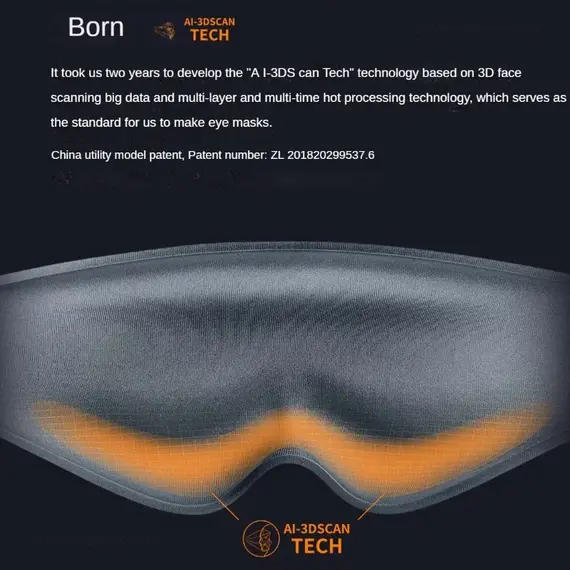 Dreamlight 2S Generation Full Shading Relaxing Eye Mask Sleeping Mask Block Out Light For Sleeping Aid Eye Mask Portable