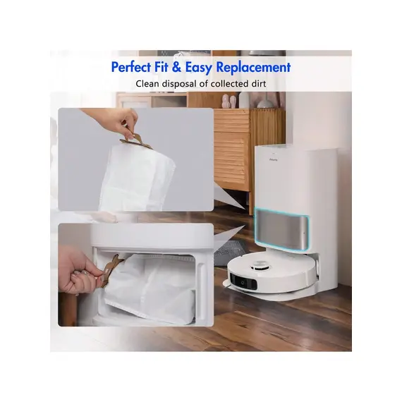 Vacuum Cleaner Bags for Xiaomi X10+/X20+, X20 Pro/Max, for Dreame L20/L10s/L10/L10s Pro/L50 Pro Ultra, L20 Ultra/X40 Accessories