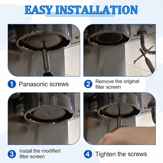 Stainless Steel Precision Shower Screen 51.5mm Compatible with Most of Coffee Machine Replacement Part
