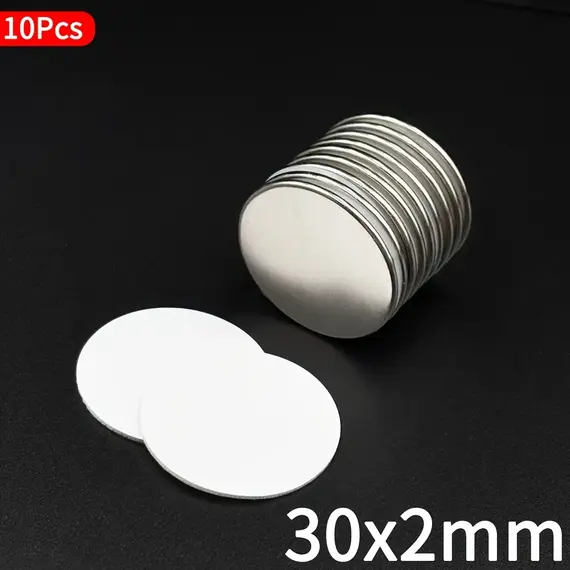 Powerful Magnet Round Neodymium Magnets with Double-Sided Adhesive Magnetic for Office Kitchen Fixation Multi-purpose DIY Craft
