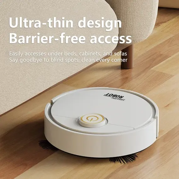 Intelligent Sweeping Robot Ultra-thin Vacuum Cleaner Household USB Charge Silent Sweep Clean Machine Dual Brush Design
