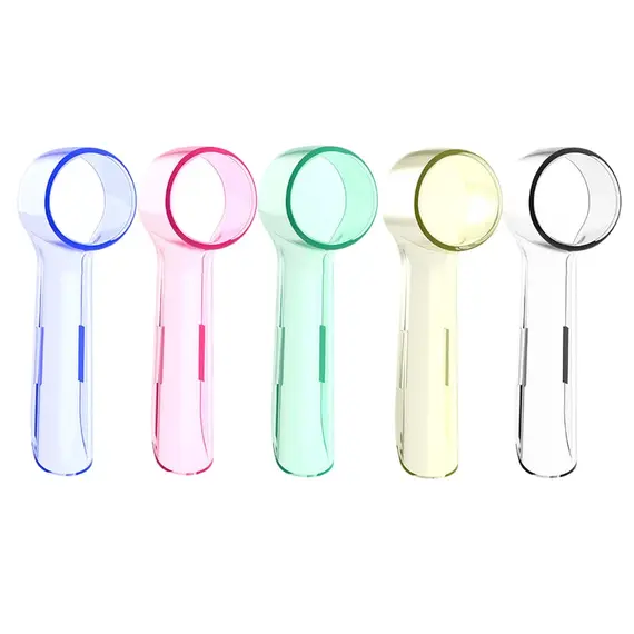 Toothbrush Dustproof Covers Caps Compatible with Oral B Electric Toothbrush Round Replacement Brush Heads Protector 5 Colors