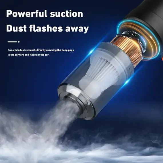 Lenovo 2990000PA Wireless Car Vacuum Cleaner Wet Dry 120W Cordless Handheld Auto Vacuum High Power Cleaner For Home Office
