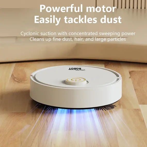 Intelligent Sweeping Robot Ultra-thin Vacuum Cleaner Household USB Charge Silent Sweep Clean Machine Dual Brush Design