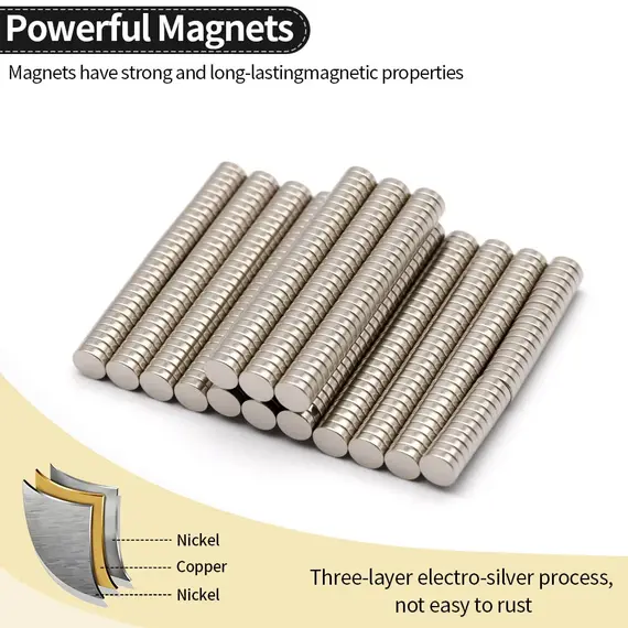 6x2mm Super Strong Neodymium Magnet N35 NdfeB Permanent Magnetic imanes Round Powerful Magnets Refrigerator Magnet