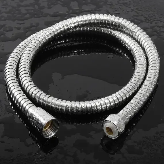 Flexible Stainless Steel Plumbing Hose Shower Head Tube Flexible Bathroom Pipe 1-3m Bath Accessories