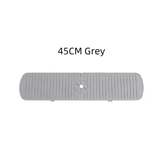Silicone Faucet Water Catcher Mats,Kitchen Sink Spill-Proof Drying Pads,Anti-Slip Drain and Splash Guard Water Catcher Mat