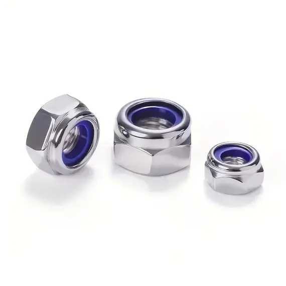 Anti-Loosening Hex Nuts M3-M10 40/42/200/220pcs Non-Slip Locking Fasteners for Industrial Construction Electronics Automotive