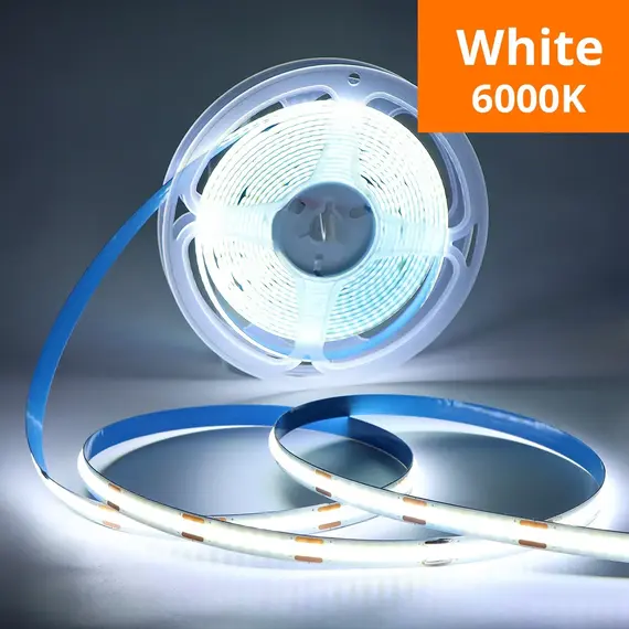 1M-5M USB LED Strip Light 5V 320LEDs/M COB Touch Sensor Dimmable Lamp Tape DIY TV Mirror Backlight Kitchen Room Night Lighting
