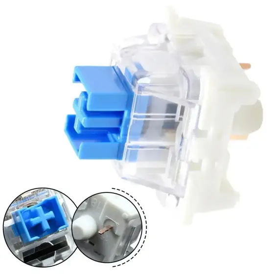 10/50/200pcs Keyboard Switch Keyboard Clicker Key Replacement 3 Pin Tactile Switch Plastic For Replacement Accessories