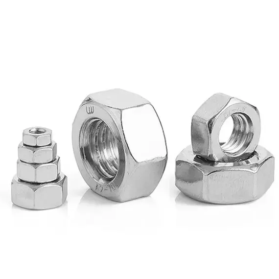 10pcs/lot M2 M2.5 M3 M3.5 M4 M5 M6 M8 M10 304 Stainless Steel Hex Hexagon Nuts