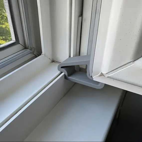 1/2/3pcs Window Stopper-Durable Plastic Door Stopper with Easy-Install Design, Prevents Sliding Down,Secure Hold for Home&Office