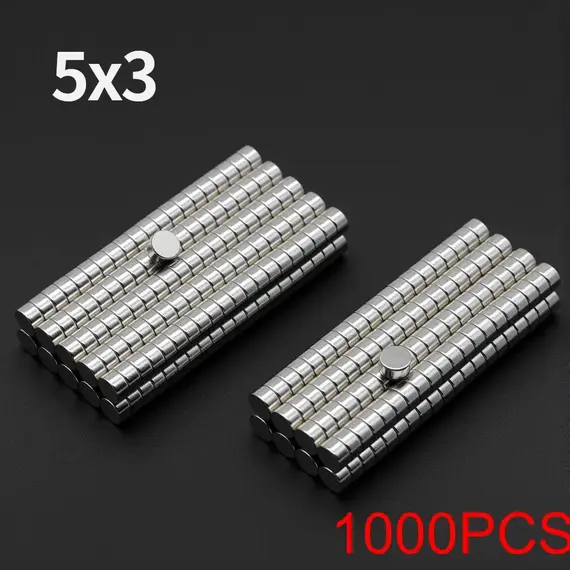 5x3mm Powerful Neodymium Magnet N35 NdfeB Permanent Magnetic imanes Round Super Strong Fridge Magnets DIY